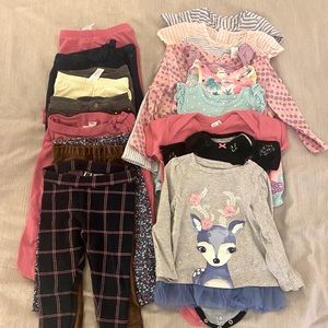 Lot of 18-24 month girls clothes, 19 pieces!!